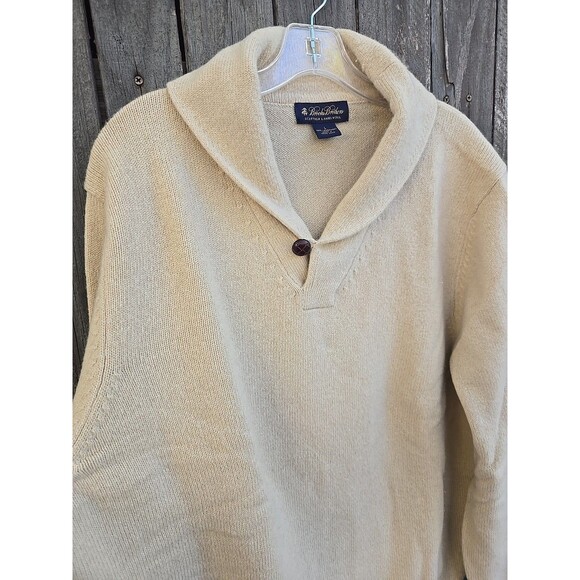 Brooks Brothers 100% Lambs Wool Cowl Neck Sweater Size L - Picture 4 of 7